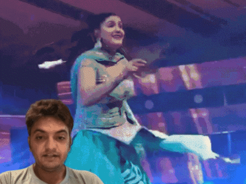 धर्मेंद्र हुड्‌डा ने कहा कि सपना स्टेज पर गांजा पीकर आती है और मर्दों को गलत बोलती है। इसपर एक वीडियो भी जारी किया। इनसेट में धर्मेंद्र