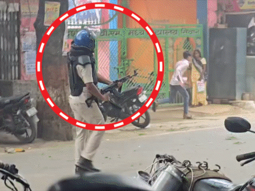 Siwan Student Protest Firing Video