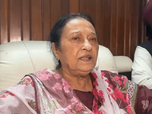 तंजनी फातिमा ने सोमवार को रामपुर डीएम के आदेश पर मीडिया से बात की।