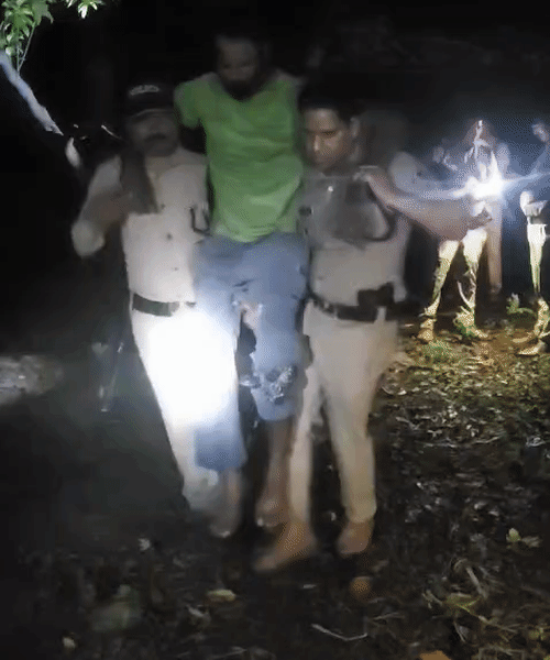 Udham Singh Nagar police shot an accused in the leg during retaliatory action.