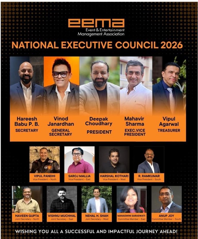 ईईएमए के नए चुने गए पदाधिकारी