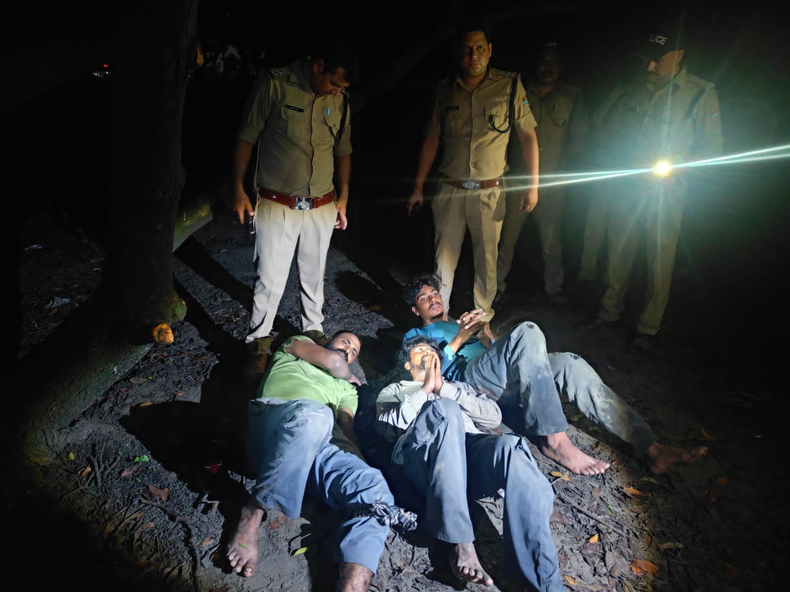 All three accused were caught in a police encounter after gang-raping the young woman.
