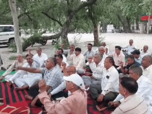 PPP पॉलिसी का विरोध; 8-9 अगस्त को मंत्री अरविंद शर्मा के घेराव की चेतावनी|रोहतक,Rohtak - Dainik Bhaskar
