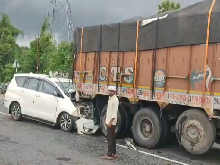 छत्तीसगढ़ प्रदेश भाजपा अध्यक्ष सड़क हादसे में घायल हो गए हैं। - Dainik Bhaskar