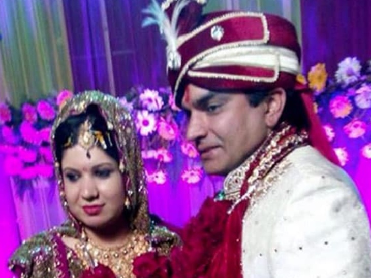 Raja Chaudhary with Shweta Sood, her second ex-wife.