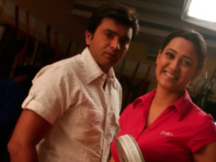 Shweta with ex-husband Raja.
