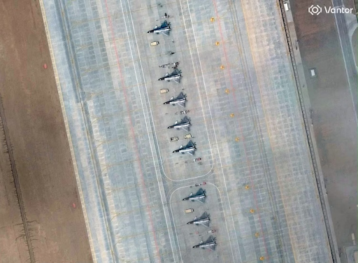 A total of 12 J-20 stealth fighter jets were seen in satellite images at two Chinese airbases near the India-China border within approximately two weeks.