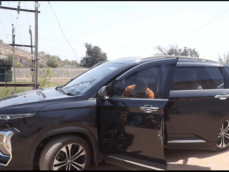Baba has many luxury cars.