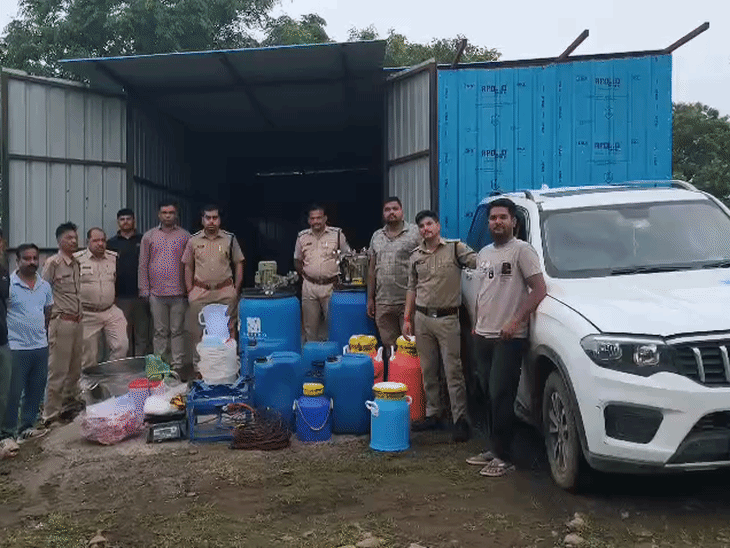 An unregistered Scorpio was also recovered, which is said to be stolen.