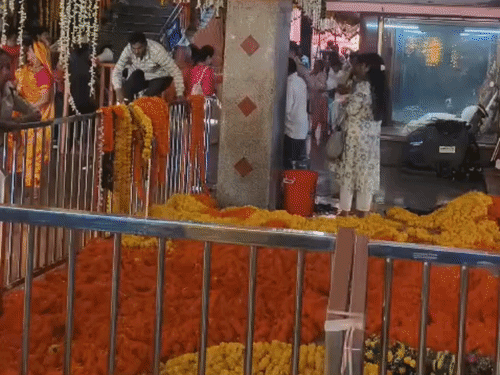 View of Omkareshwar temple.