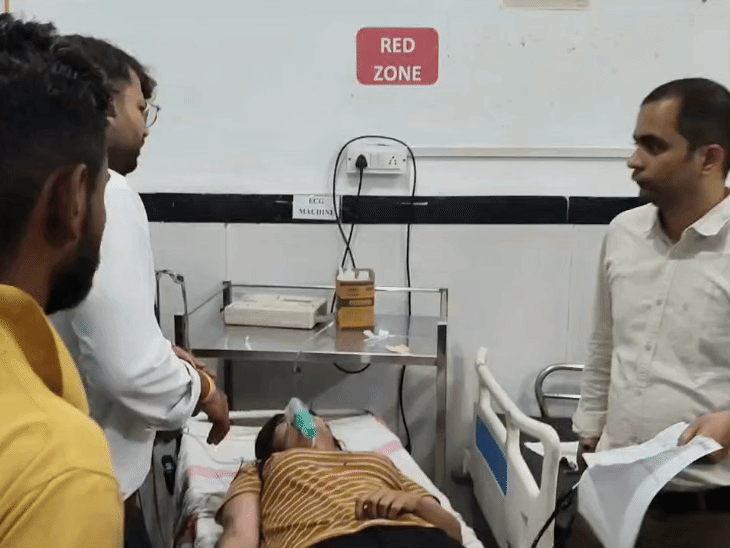 Pinky is undergoing treatment at the district hospital.