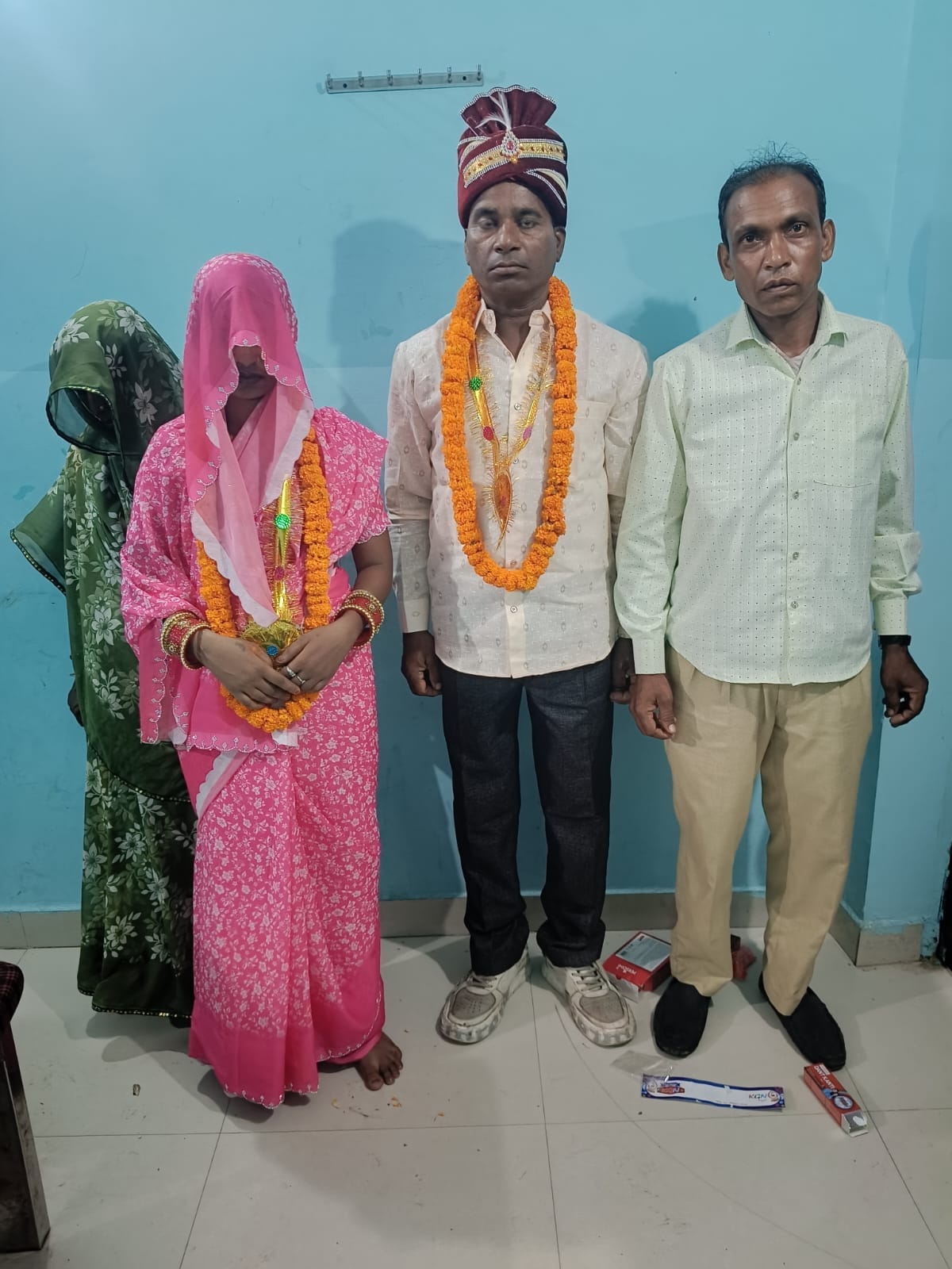 The wedding took place in Bihar on July 26.