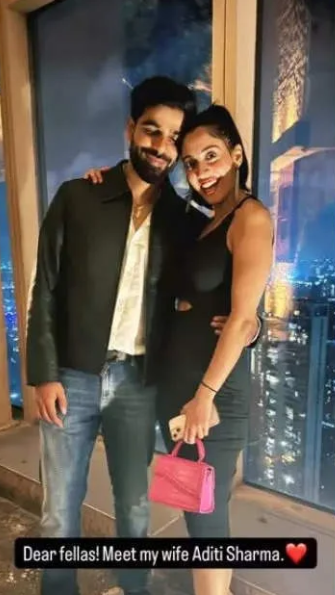 Abhineet had made the marriage official through social media.