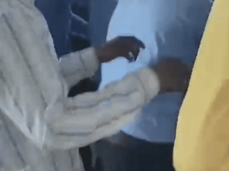 People removing the ambulance in the video.