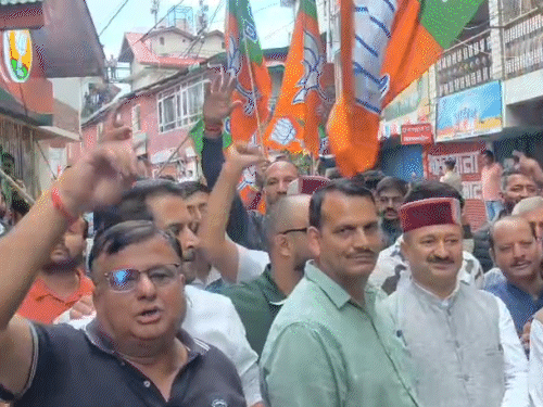 हिमाचल सरकार के खिलाफ जनआंदोलन करेगी BJP। -फाइल फोटो।