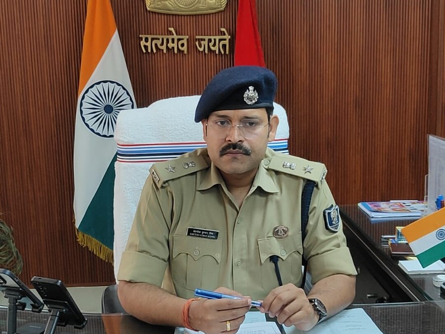 एसएसपी कांतेश कुमार मिश्रा ने बताया कि यह कार्रवाई कानून के प्रावधानों के तहत निर्धारित पूरी प्रक्रिया का पालन करते हुए की गई है। - Dainik Bhaskar