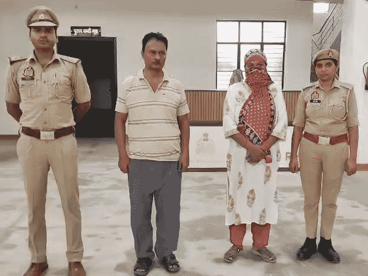 सोमवार को पुलिस ने स्टेशन अधीक्षक और उसकी बेटी गरिमा को अरेस्ट कर जेल भेज दिया।