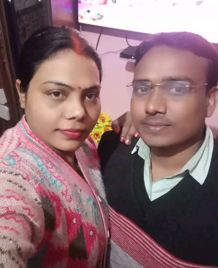 यह तस्वीर गरिमा सिंह और उसके पति भानू प्रताप सिंह की है। गरिमा को पुलिस ने गिरफ्तार किया है।