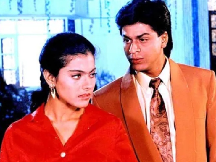 Picture taken on the set of Baazigar.