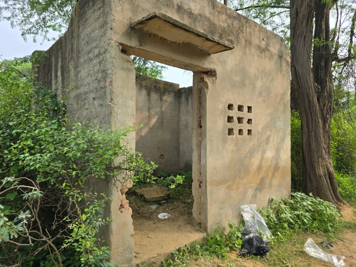 जंगल में बनी इसी कोठरी में शव पड़ा हुआ था