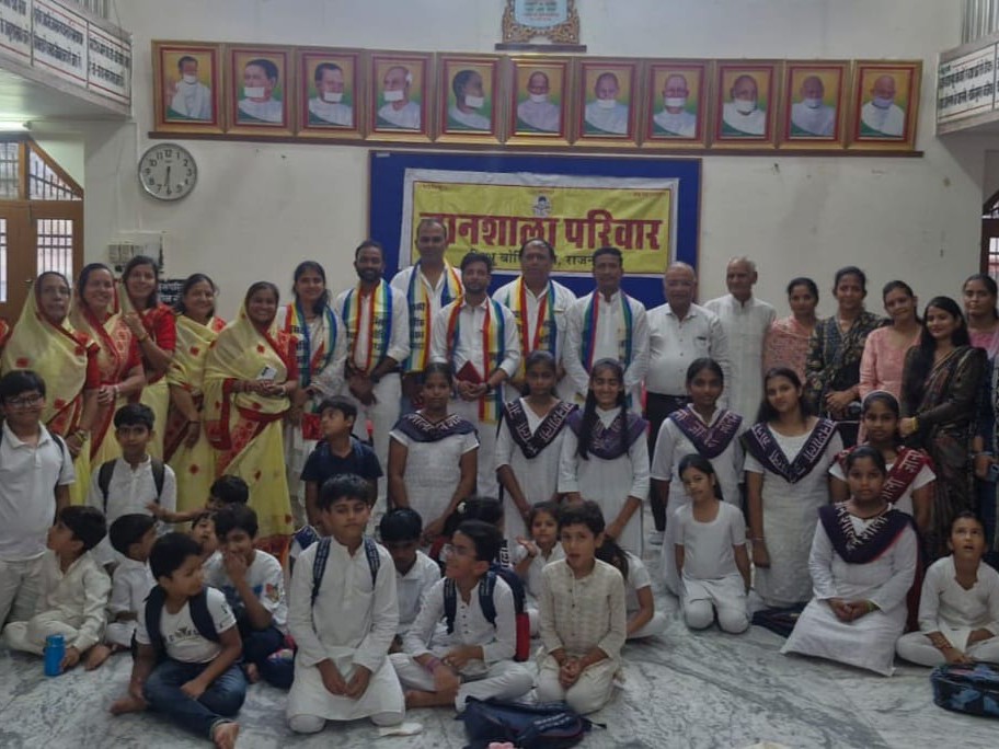 उदयपुर, नाथद्वारा, राजनगर और कांकरोली की ज्ञानशालाओं का किया भ्रमण