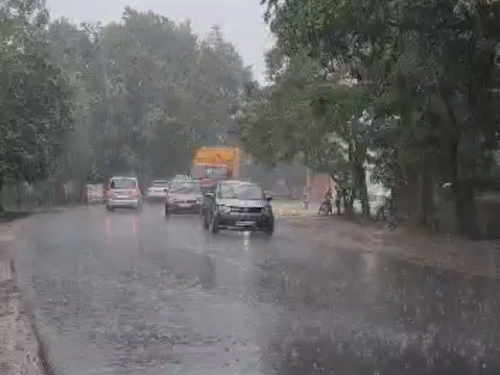 गुढ़ में सबसे 35 मिमी बारिश दर्ज की गई है।