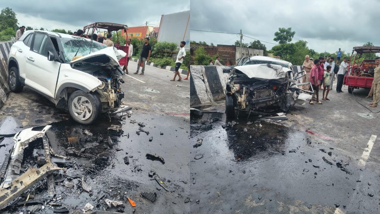 Ateeq Ahmed Son Dies in Jhansi Road Accident; Car Crashes Into Divider