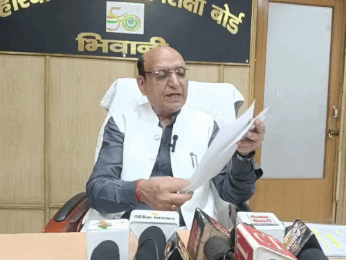 हरियाणा विद्यालय शिक्षा बोर्ड के चेयरमैन शंकर धुपड़। - Dainik Bhaskar