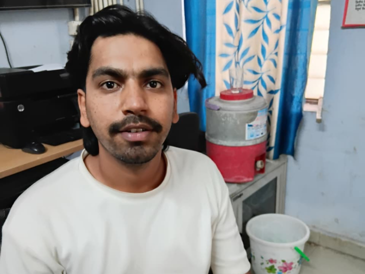 गिरफ्तार आकाश कुमार।