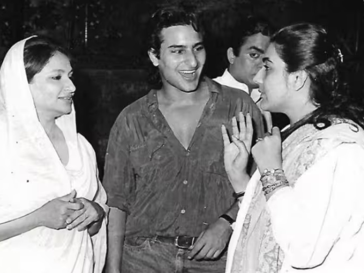 Amrita present with Saif and Sharmila Tagore.