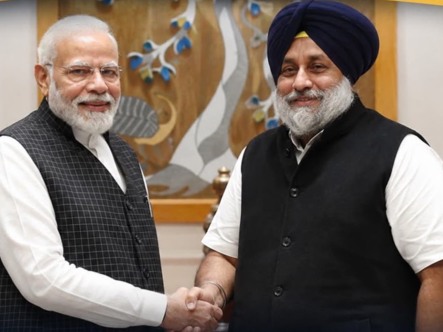 Punjab BJP Akali Dal Alliance; Sukhbir Singh Badal PM Modi Meeting | Election 2027 Politics