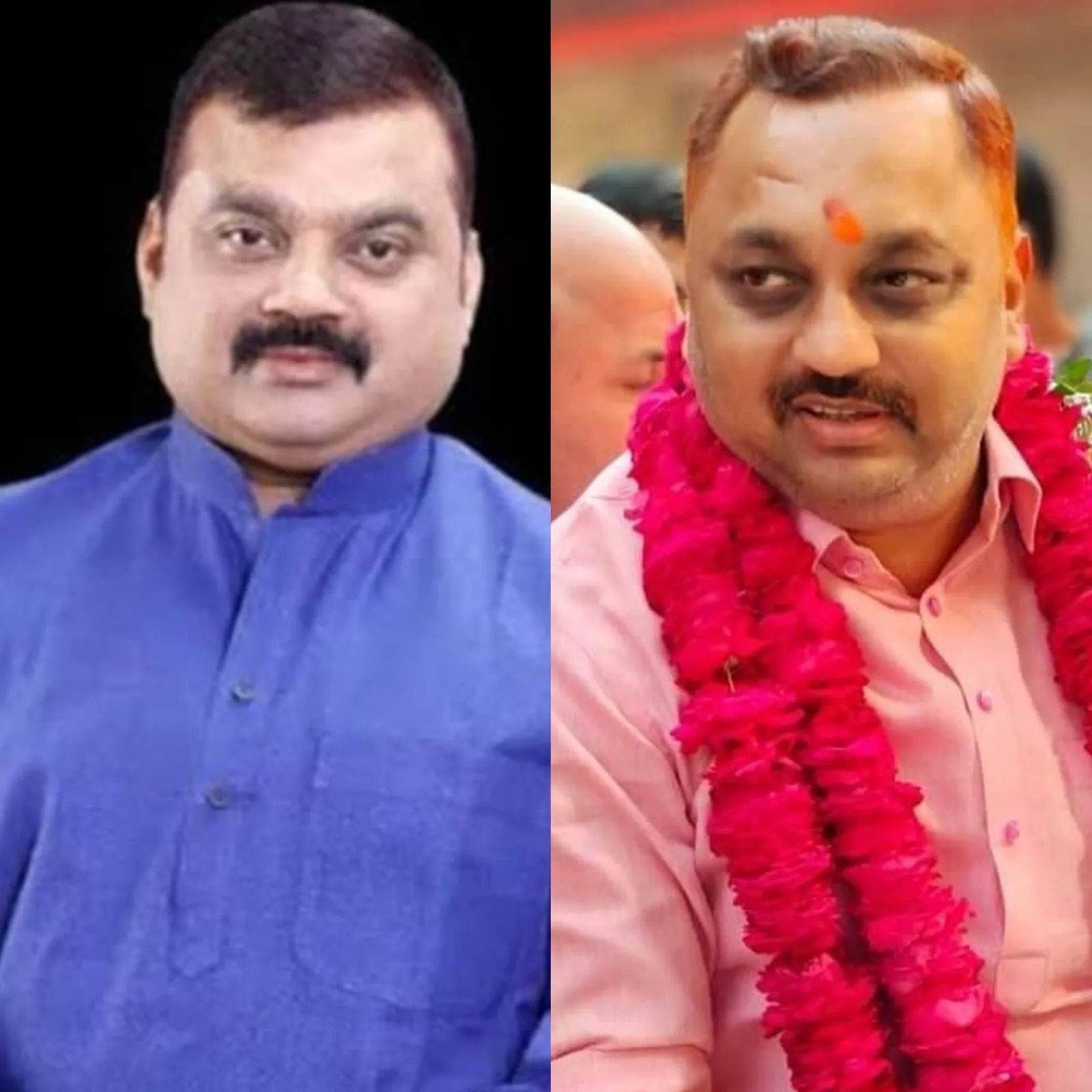 बाएं से- मोनू सिंह और सोनू सिंह भाई हैं। दोनों की पहचान बाहुबली के रूप में है।