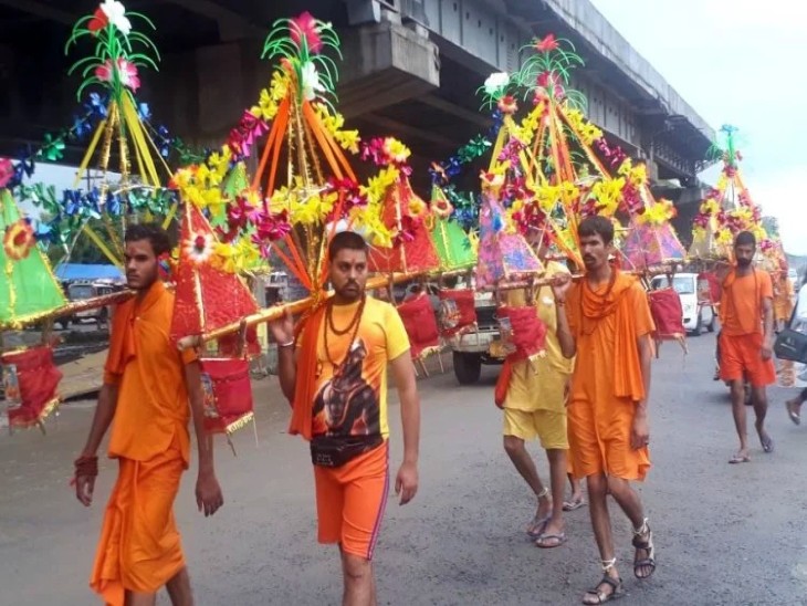 गुरुग्राम में कांवड़ यात्रा को लेकर ट्रैफिक एडवाइजरी जारी की गई है। - Dainik Bhaskar