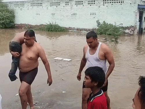 रोहतक में बारिश के पानी में डूबने से आठ साल के बच्चे की मौत हो गई।