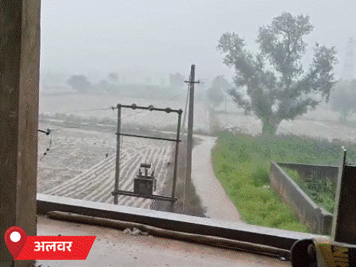2 दिन भारी बरसात का अलर्ट, 6 डिग्री तक गिरा पारा; जानें- आगे कैसा रहेगा मौसम|जयपुर,Jaipur - Dainik Bhaskar