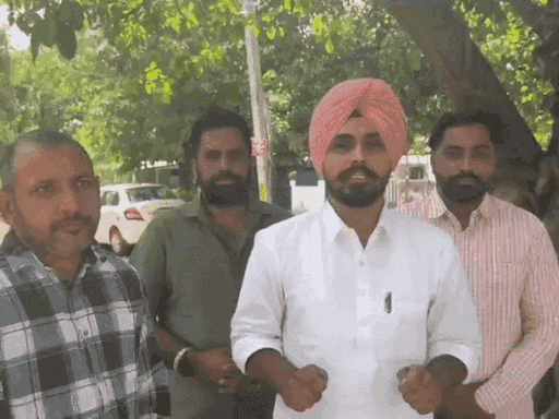 BKU पिहोवा के प्रवक्ता प्रिंस वडै़च।