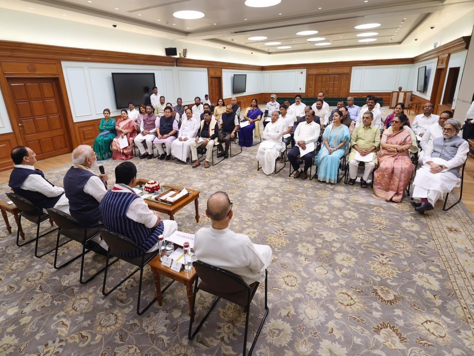 PM ने 4 जुलाई को NDA सांसदों के साथ बैठक की थी। इसमें पहली बार NCPI के सांसद शामिल हुए थे।