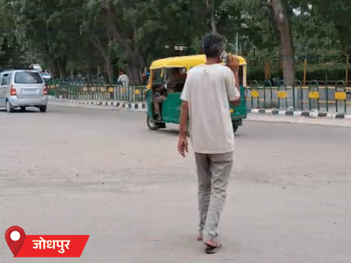 जोधपुर में सुबह बादल छाए, लेकिन बारिश नहीं हुई।
