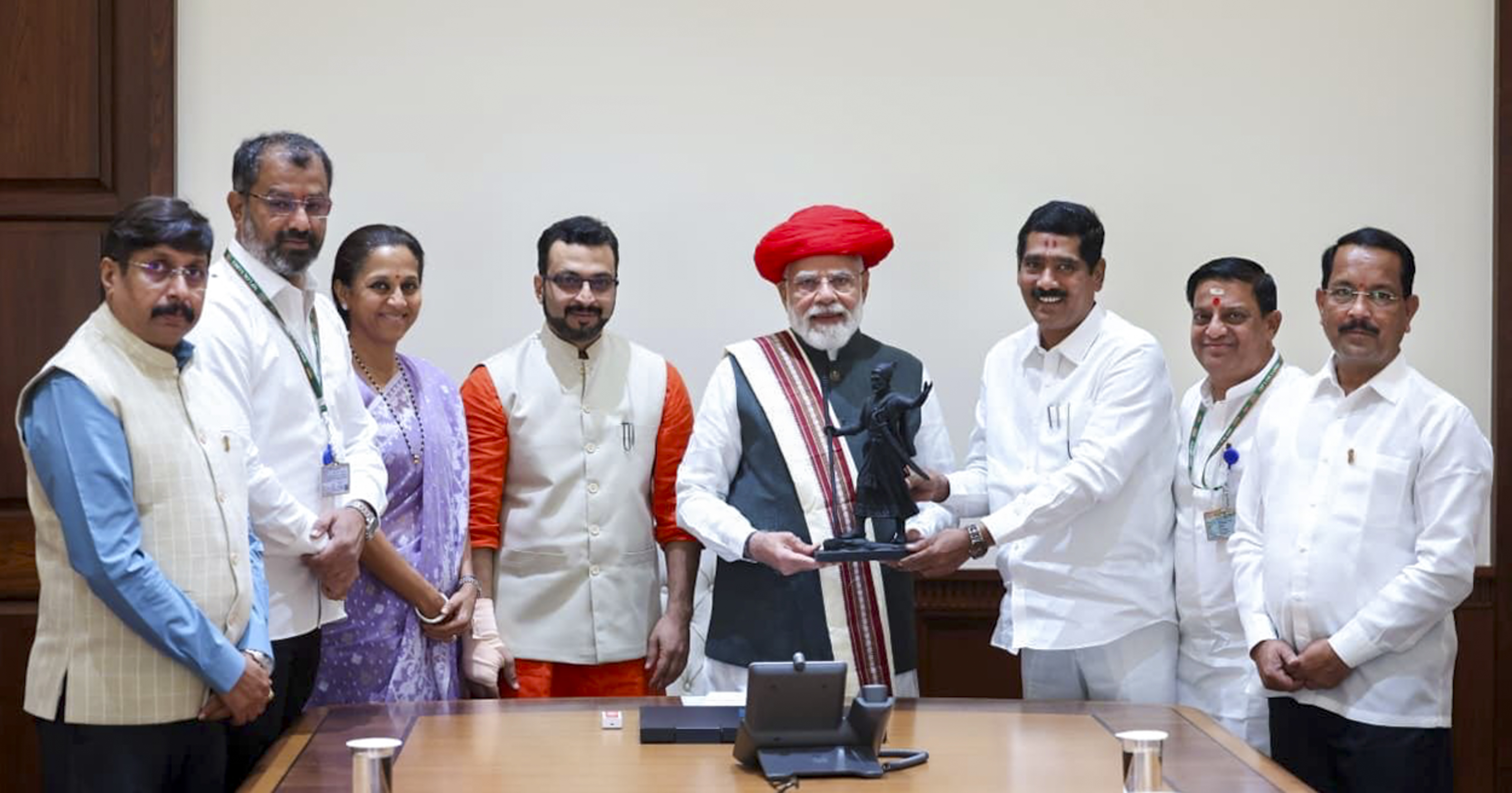 After meeting PM Modi, NCP (SP) MPs shared pictures of this meeting on social media