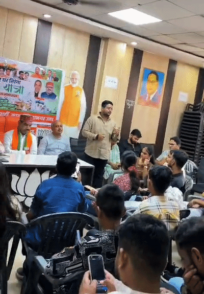 बीजेपी ने की शहर के इंनफ्युलेंसर के साथ की मीटिंग।