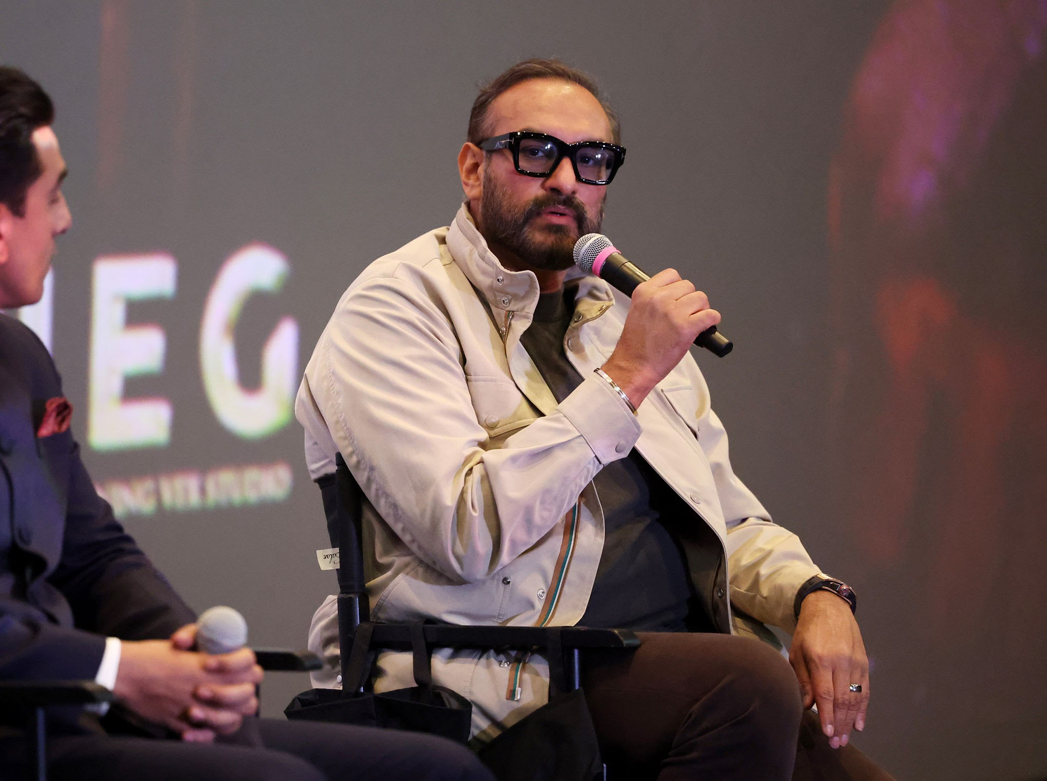 Film's co-producer and visual effects expert Namit Malhotra.