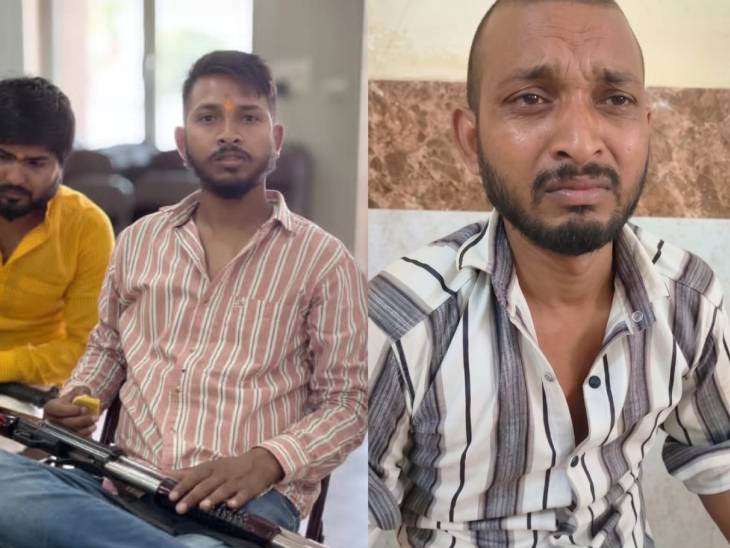 हत्या का आरोपी राहुल चौधरी हथियारों का शौकीन रहा है। गिरफ्तारी के बाद वह रोने लगा।