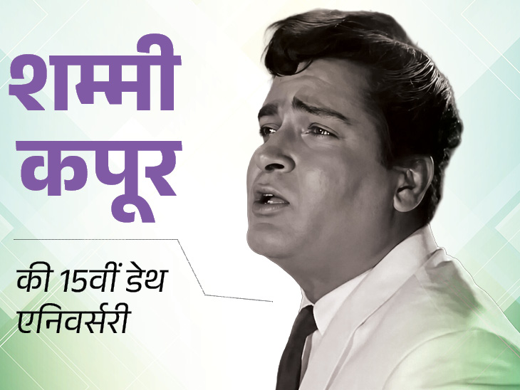 शम्मी कपूर का जन्म 21 अक्टूबर 1931 को मुंबई में हुआ था। उनका पूरा नाम शमशेर राज कपूर था। - Dainik Bhaskar