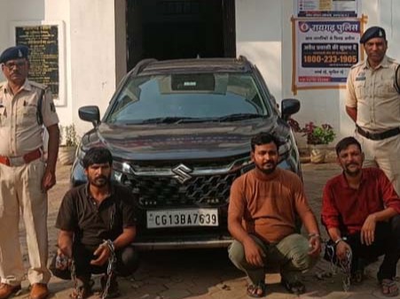 ट्रेलर का डाला चोरी कर रायपुर में बेचने वाले तीन आरोपी गिरफ्तार। - Dainik Bhaskar