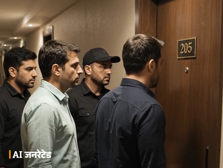 सादे कपड़ों में आए आरोपियों ने खुद को पुलिसकर्मी बताया।