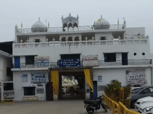 14 अगस्त को पंजोखरा साहिब गुरुद्वारा के पास भी माहौल शांत था।