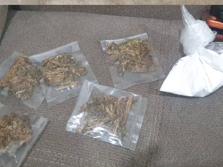 DRI की टीम ने गांजा और ड्रग्स की जब्ती की।