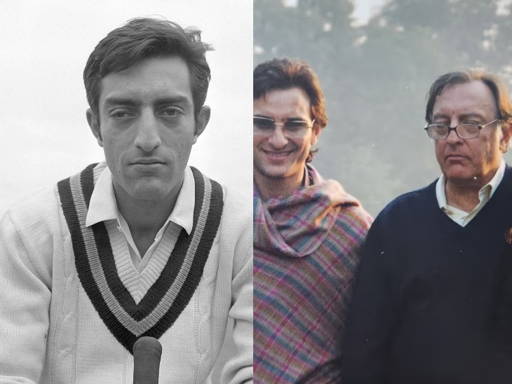 सैफ अली खान के पिता मंसूर अली खान पटौदी ('टाइगर' पटौदी) ने अपने अंतरराष्ट्रीय टेस्ट करियर में कुल 46 टेस्ट मैच खेले थे।