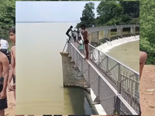 बिलासपुर में युवक अपनी जान जोखिम में डालकर नदी और डैम में छलांग लगाते हुए खतरनाक स्टंट कर रहे हैं।