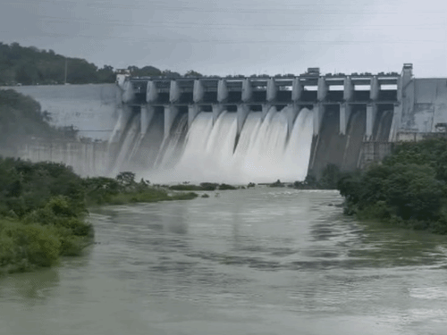 3005 क्यूसेक पानी यानि करीब 85 हजार लीटर पानी छोड़ा गया है।